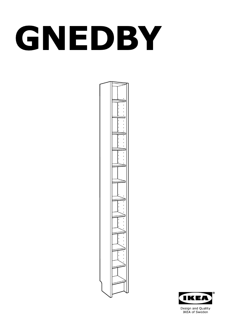 Image de la première page du manuel de l'appareil GNEDBY
