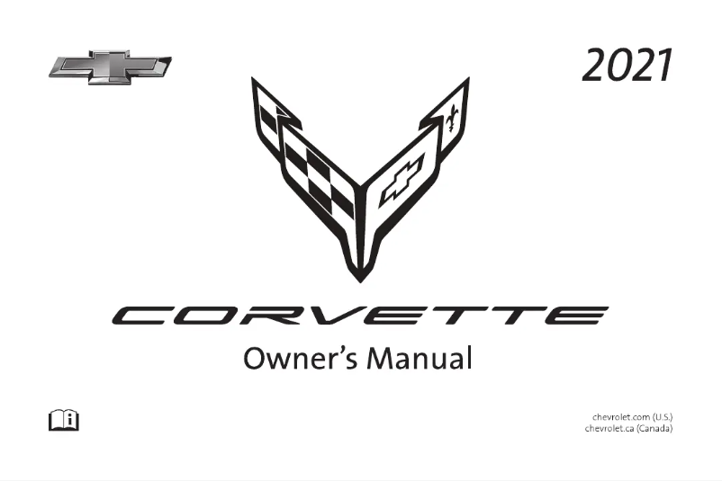 Image de la première page du manuel de l'appareil Corvette Stingray (2021)