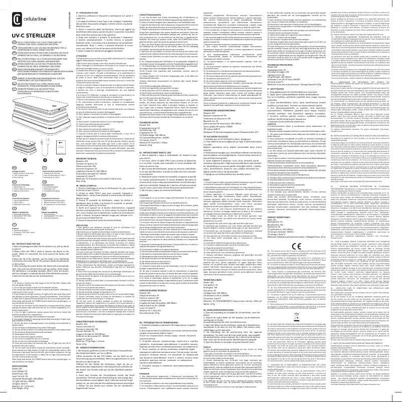 Page 1 de la notice Manuel utilisateur Cellular Line Hi-Gens