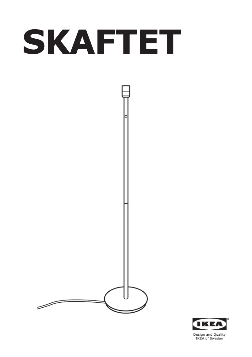 Imagen de la primera página del manual del dispositivo SKAFTET 404.055.36
