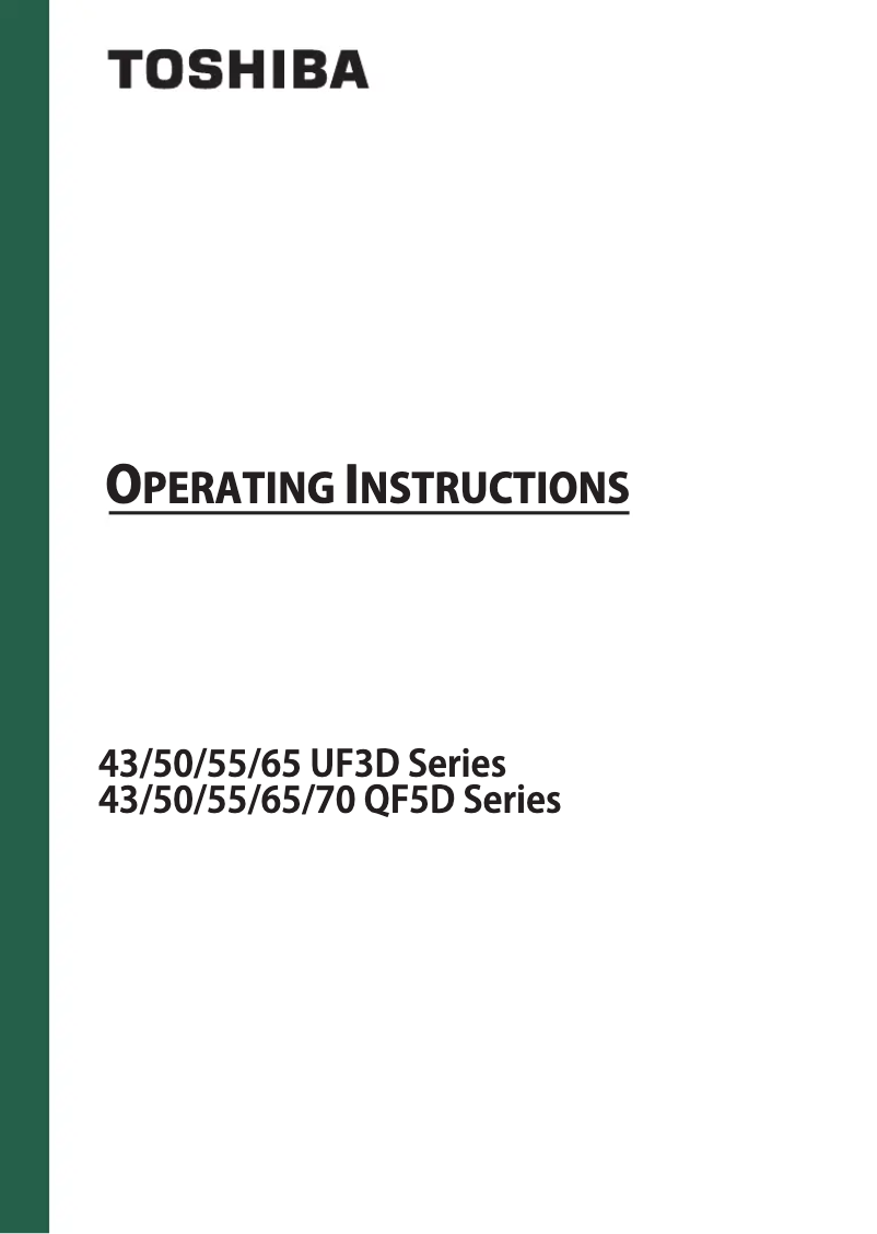 Image de la première page du manuel de l'appareil 55QF5D53DB