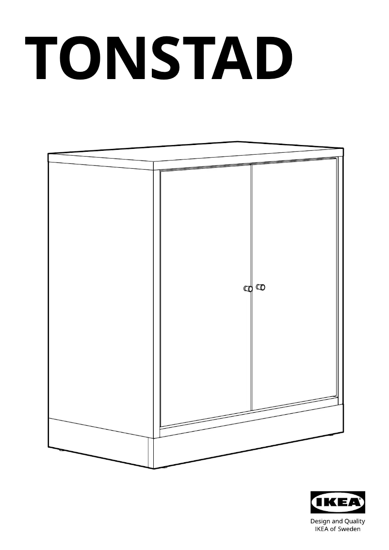 Imagen de la primera página del manual del dispositivo TONSTAD 604.892.38