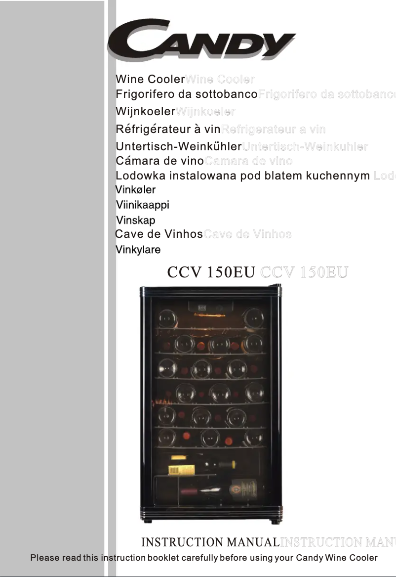 Image de la première page du manuel de l'appareil CCV 150 EU