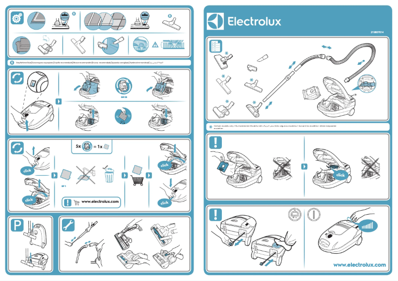 Página 1 del manual Manual de usuario Electrolux ECE32WSB