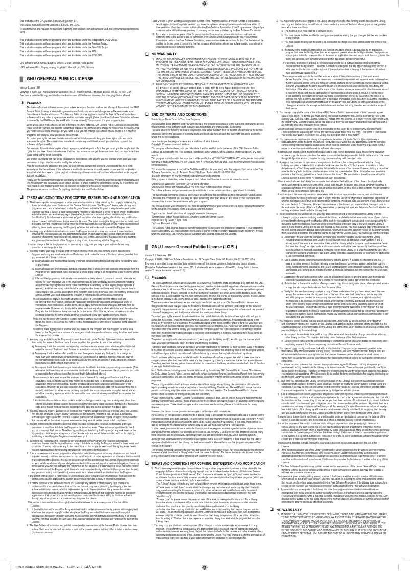 Page n°1 - Manuel utilisateur Samsung LE22S86BD