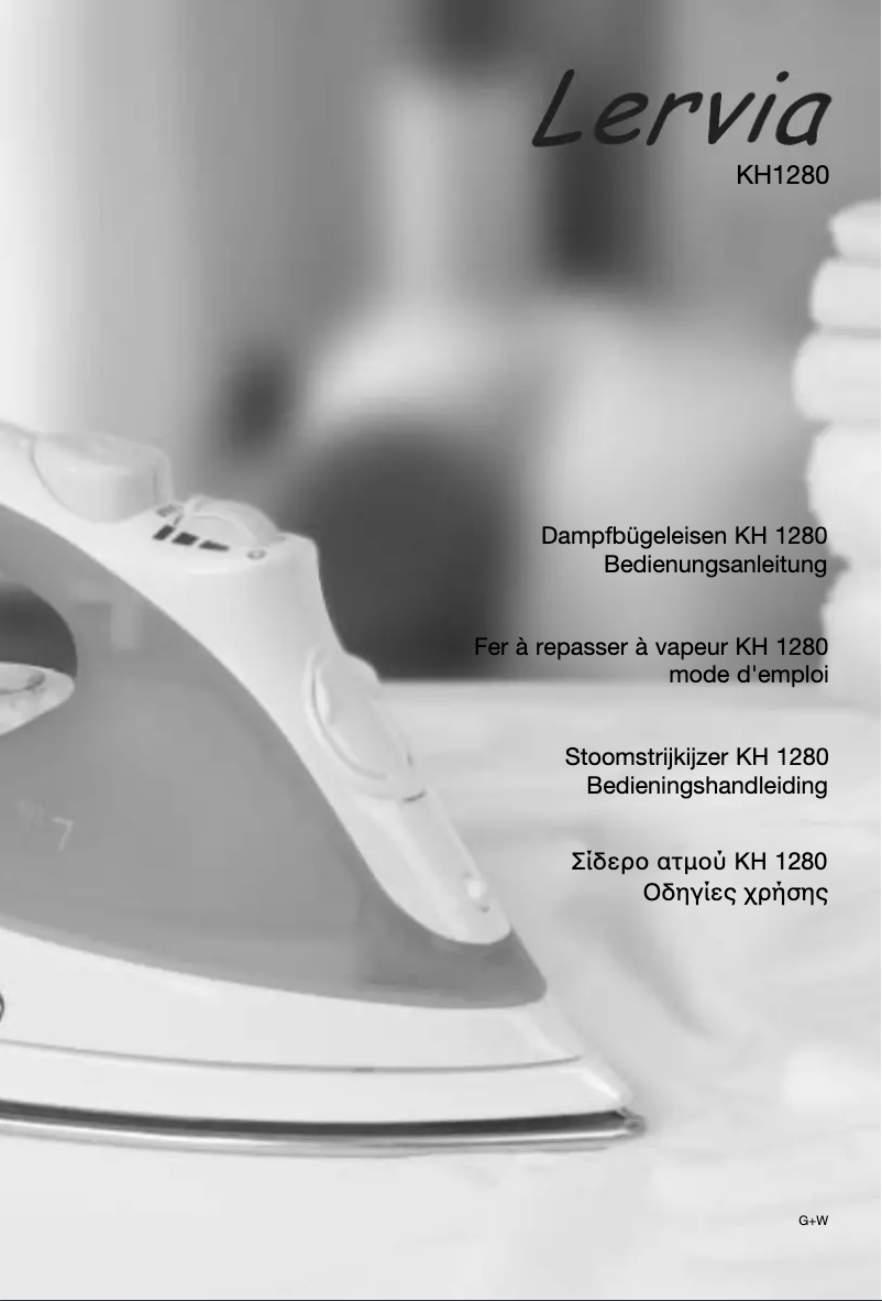 Page 1 de la notice Manuel utilisateur Lervia KH 1280