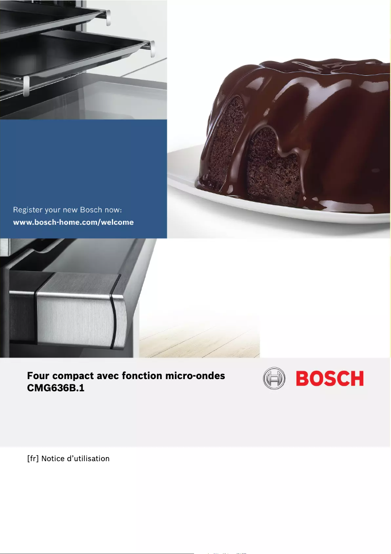Page 1 de la notice Manuel utilisateur Bosch CMG636BS1