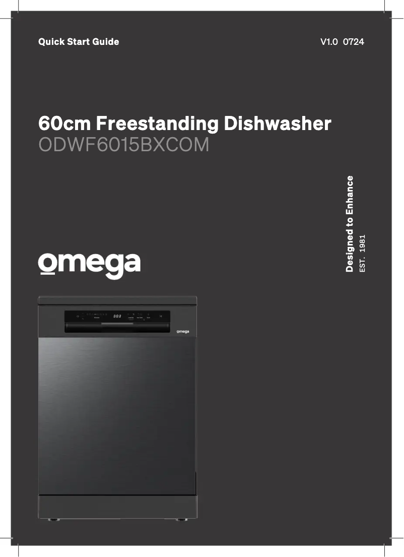 Image de la première page du manuel de l'appareil ODWF6015BXCOM