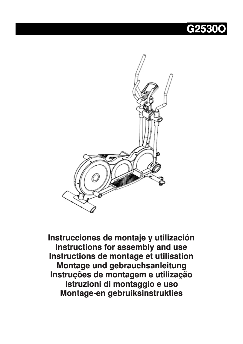 Image de la première page du manuel de l'appareil BG2530O