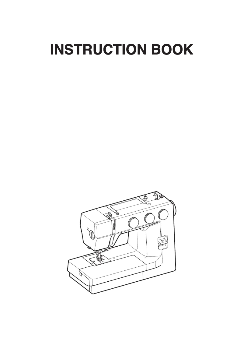 Page 1 de la notice Manuel utilisateur Janome 1522PG