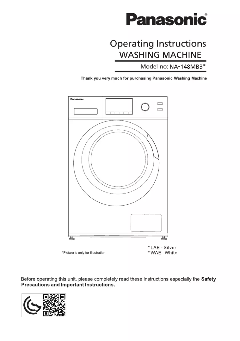 Image de la première page du manuel de l'appareil NA-148MB3LSA
