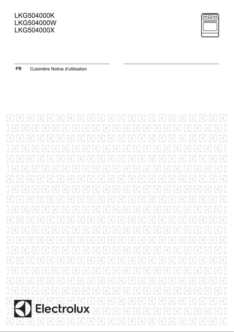 Page n°1 - Manuel utilisateur Electrolux LKG504000X