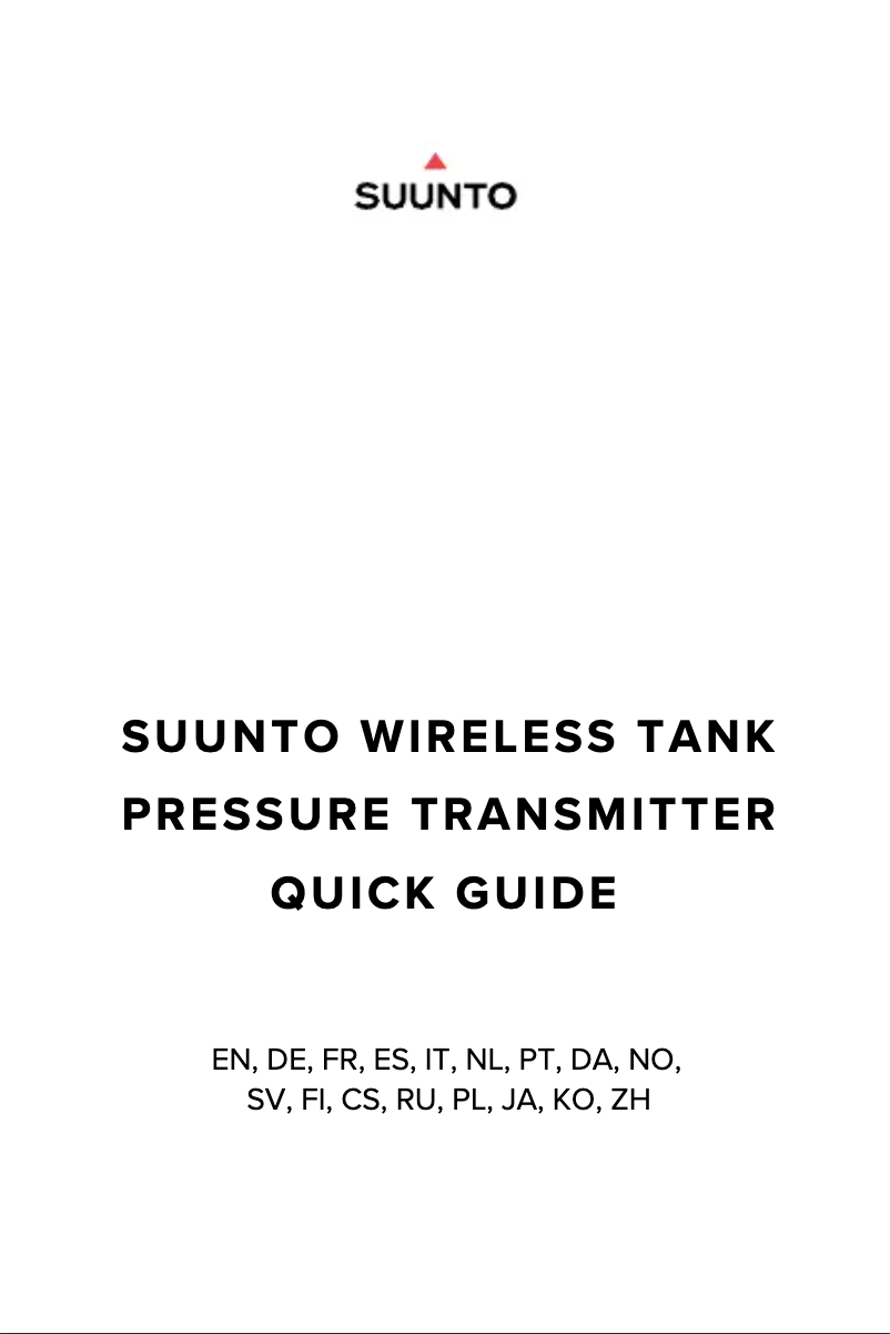 Imagen de la primera página del manual del dispositivo Wireless Tank Pressure Transmitter