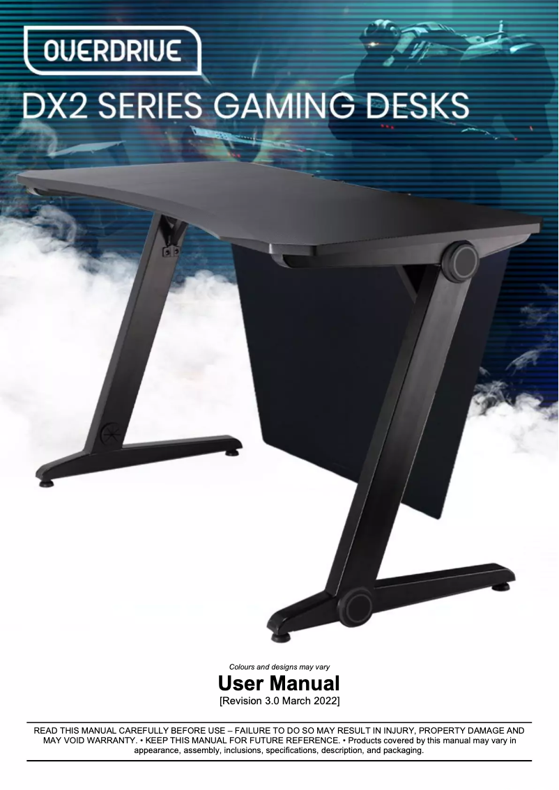 Imagen de la primera página del manual del dispositivo DX2 Series