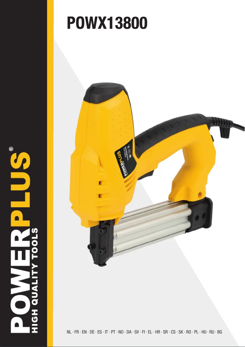 Page n°1 - Manuel utilisateur PowerPlus POWX13800