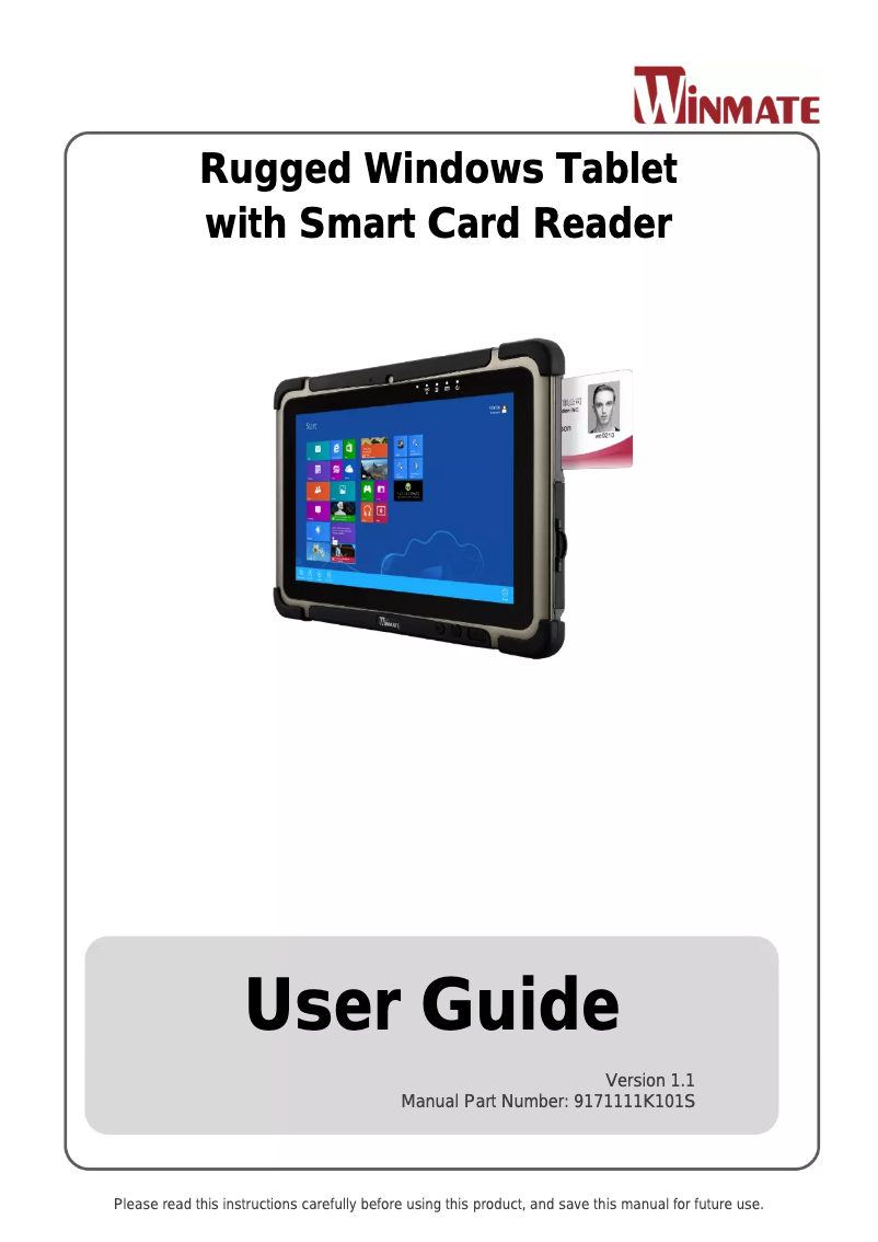 Image de la première page du manuel de l'appareil M101BT