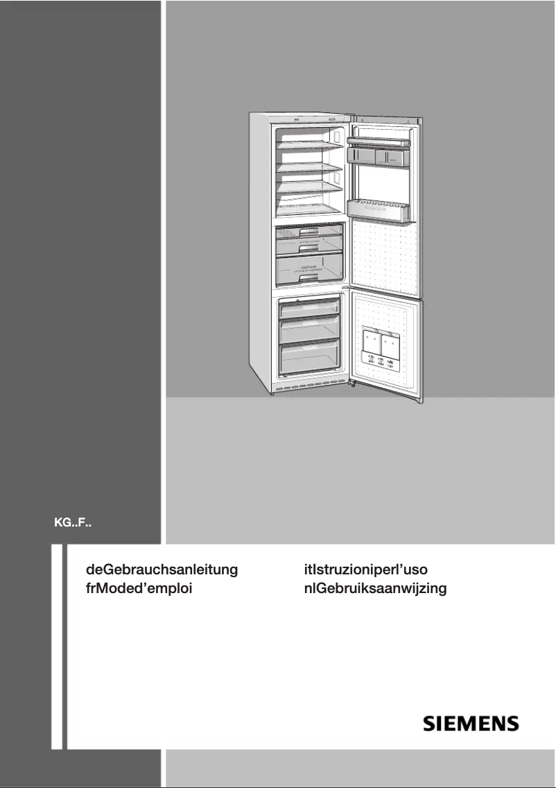 Page n°1 - Manuel utilisateur Siemens KG 39FPY23