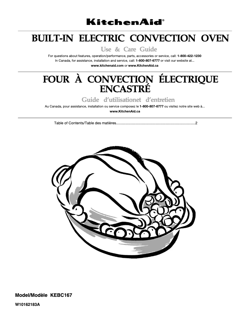 Image de la première page du manuel de l'appareil Architect KEBC167VSS