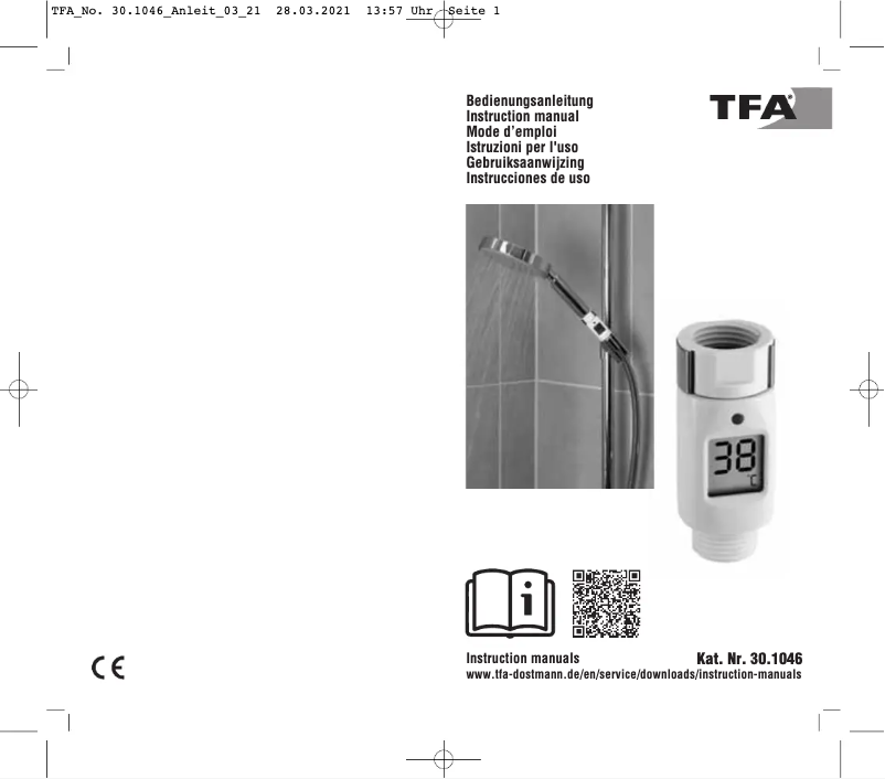 Imagen de la primera página del manual del dispositivo 30.1046