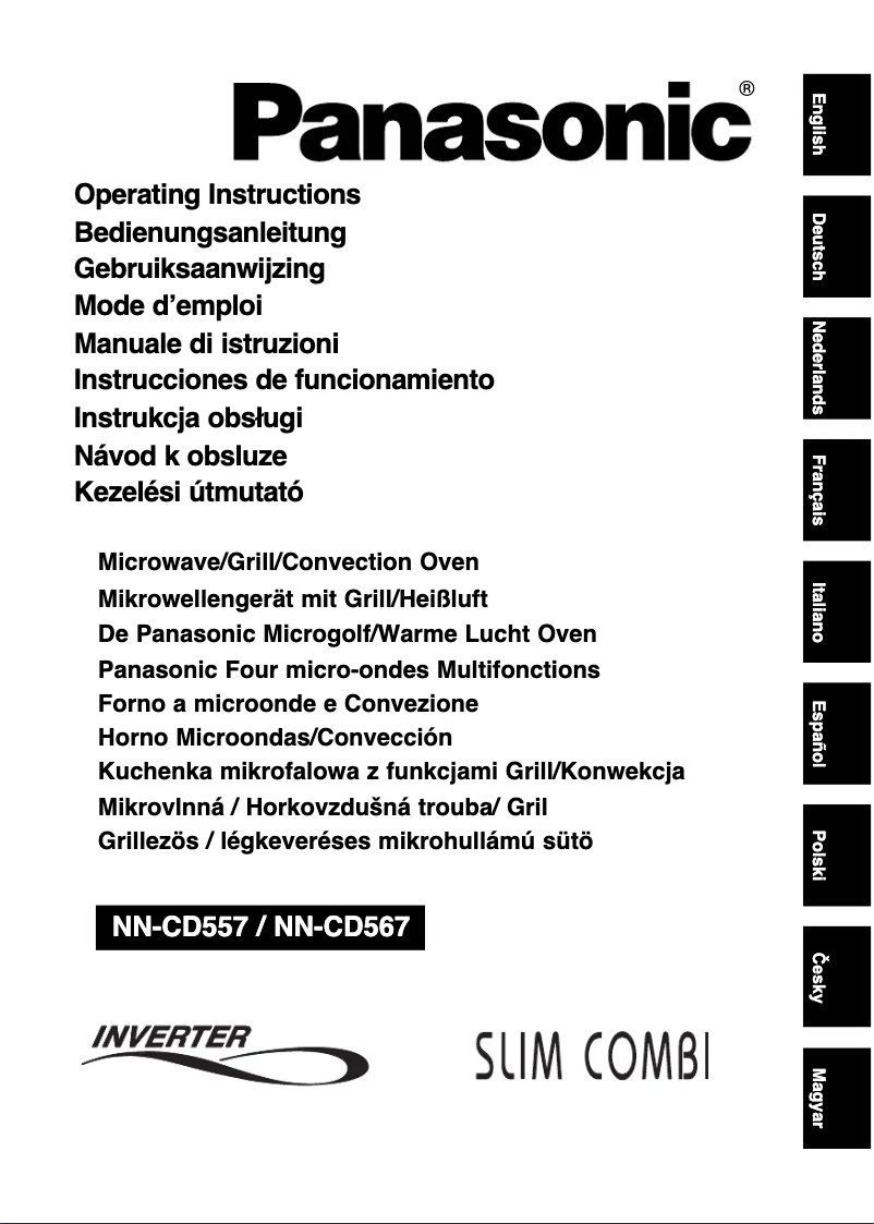 Page n°1 - Manuel utilisateur Panasonic NN-CD567M