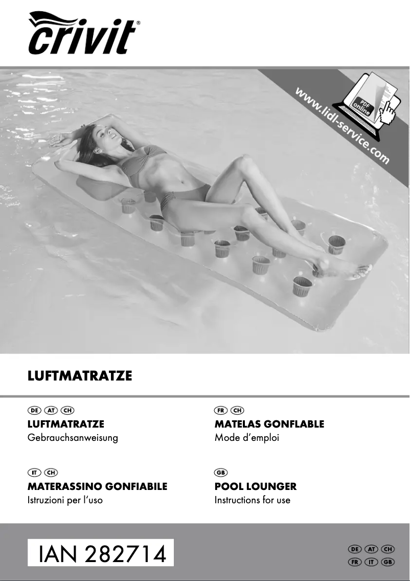 Image de la première page du manuel de l'appareil IAN 282714