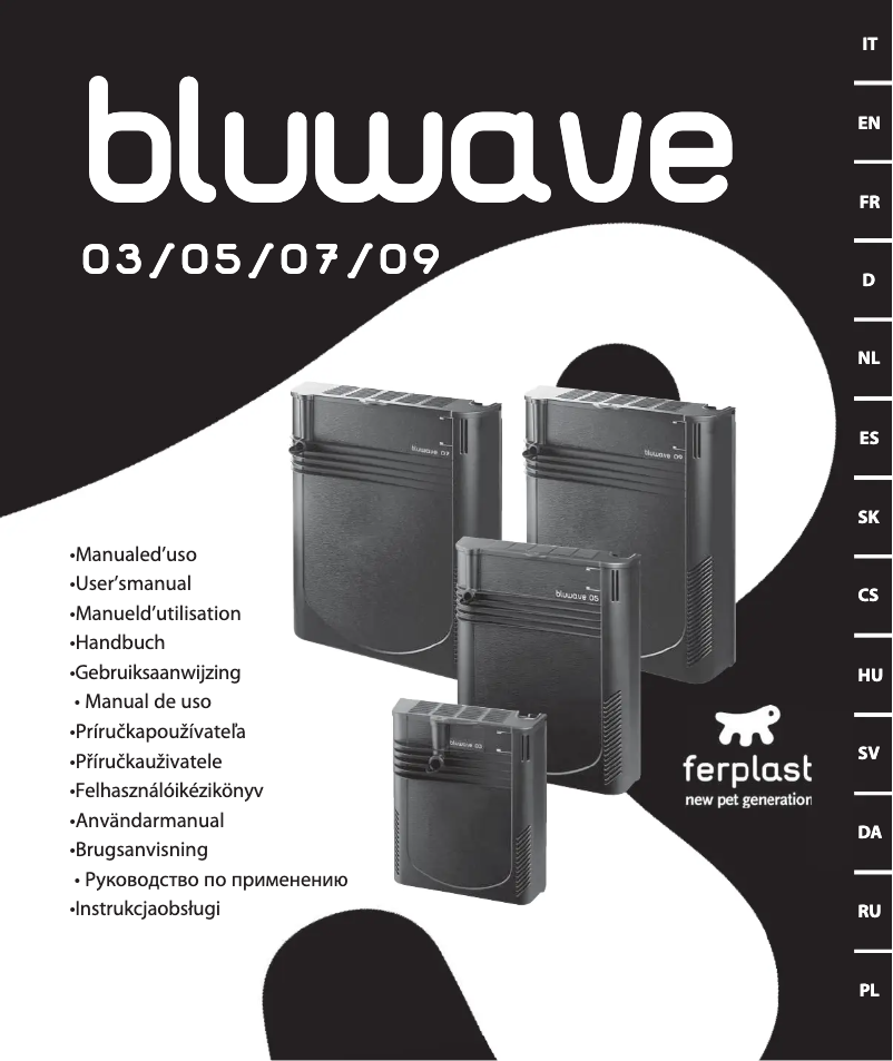 Page 1 de la notice Manuel utilisateur Ferplast Bluwave 07