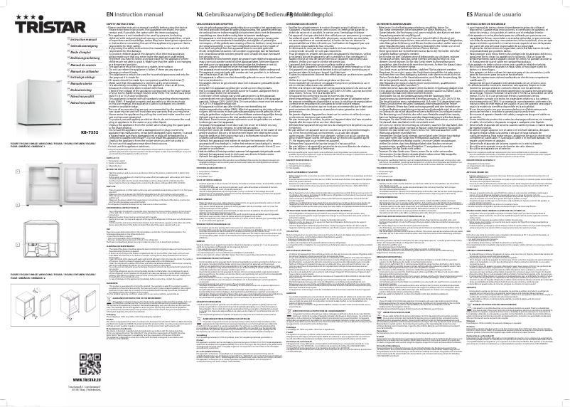 Image de la première page du manuel de l'appareil KB-7352