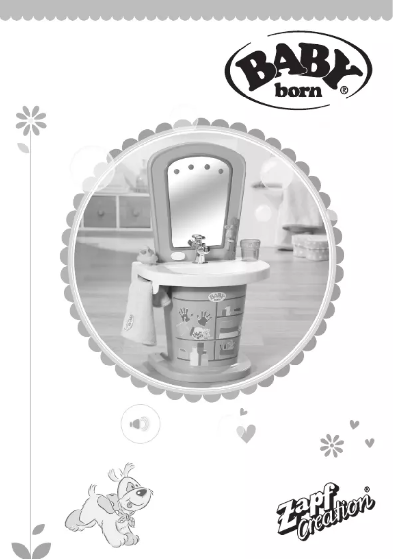 Page n°1 - Manuel utilisateur BABY born interactive Wash Basin