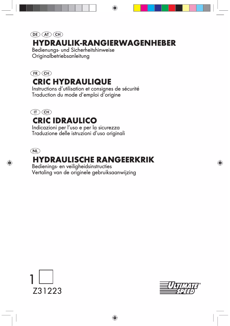 Image de la première page du manuel de l'appareil Z31223