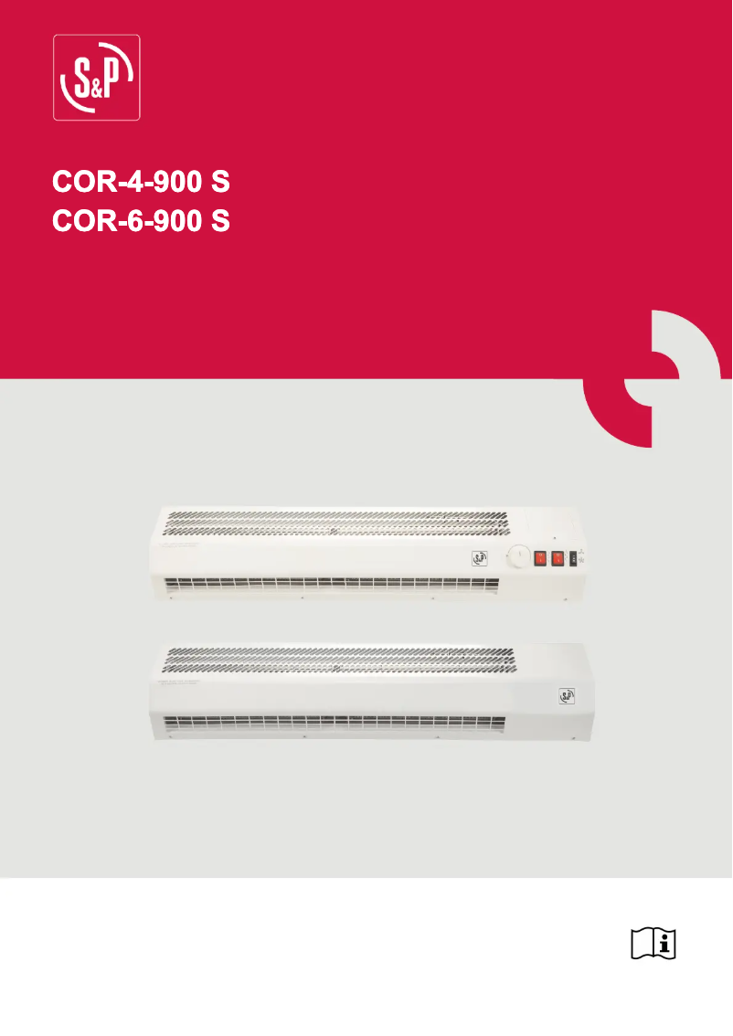 Page n°1 - Manuel utilisateur Soler & Palau COR-4-900 S