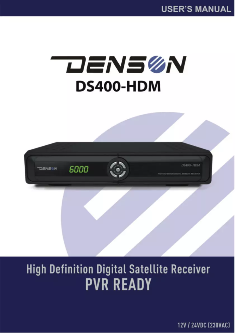 Image de la première page du manuel de l'appareil DS400-HDM