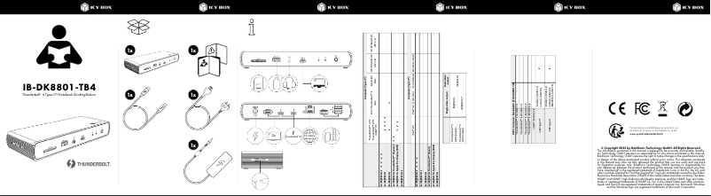 Image de la première page du manuel de l'appareil IB-DK8801-TB4