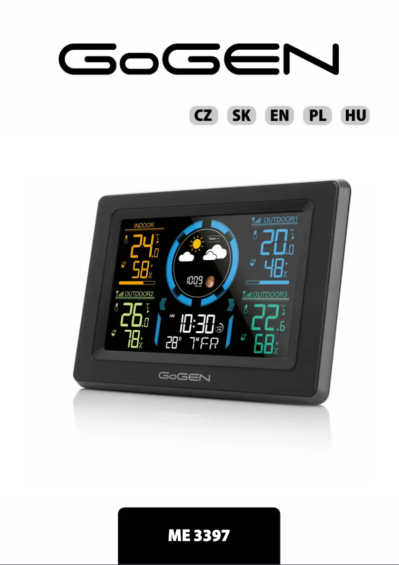 Página 1 del manual Manual de usuario GoGen ME 3397