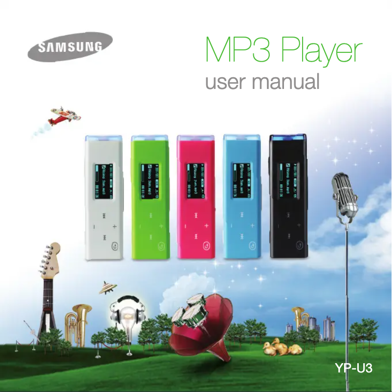 Page 1 de la notice Manuel utilisateur Samsung YP-U3JQB