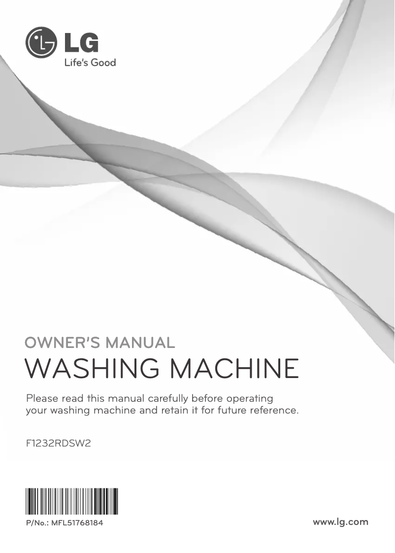 Page n°1 - Manuel utilisateur LG F1232RDSW2