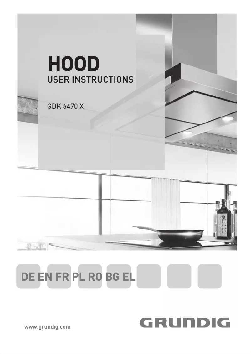 Page n°1 - Manuel utilisateur Grundig GDK6470X