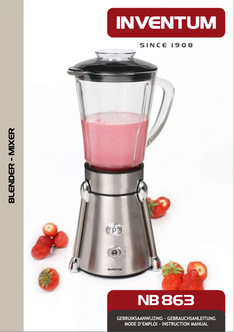 Page 1 de la notice Manuel utilisateur Inventum NB863