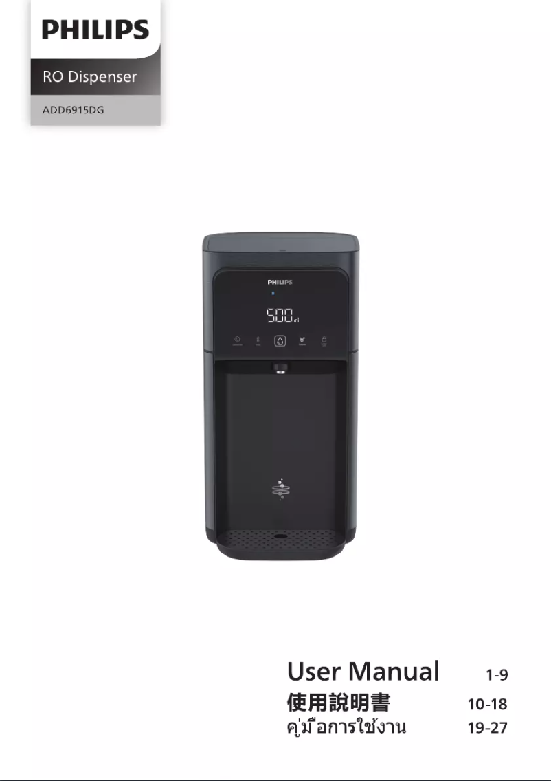 Página 1 del manual Manual de usuario Philips ADD6915DG