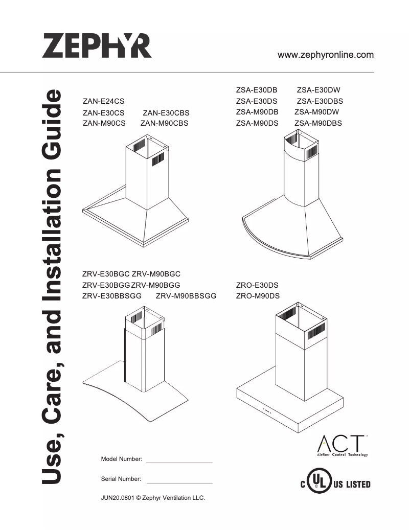 Image de la première page du manuel de l'appareil ZSA-E30DW