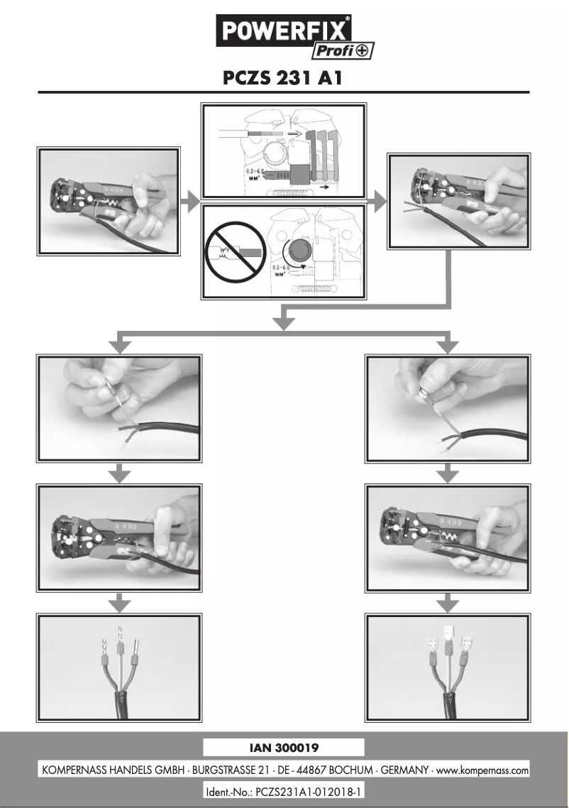 Página 1 del manual Manual de usuario Powerfix PCZS 231 A1