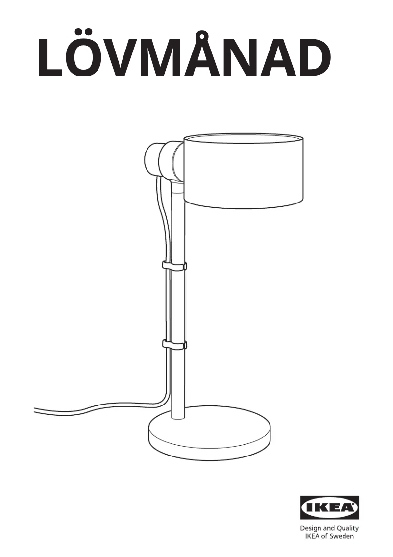 Image de la première page du manuel de l'appareil LÖVMÅNAD 505.184.44