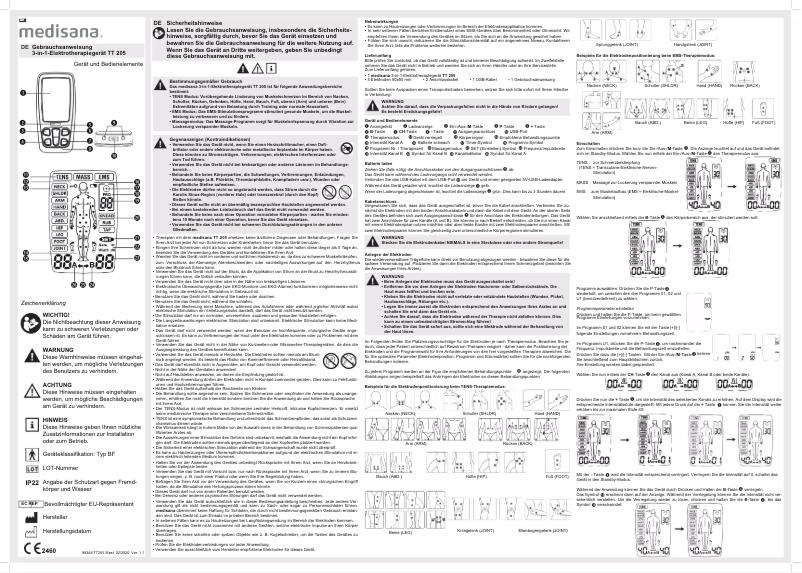Image de la première page du manuel de l'appareil TT 205