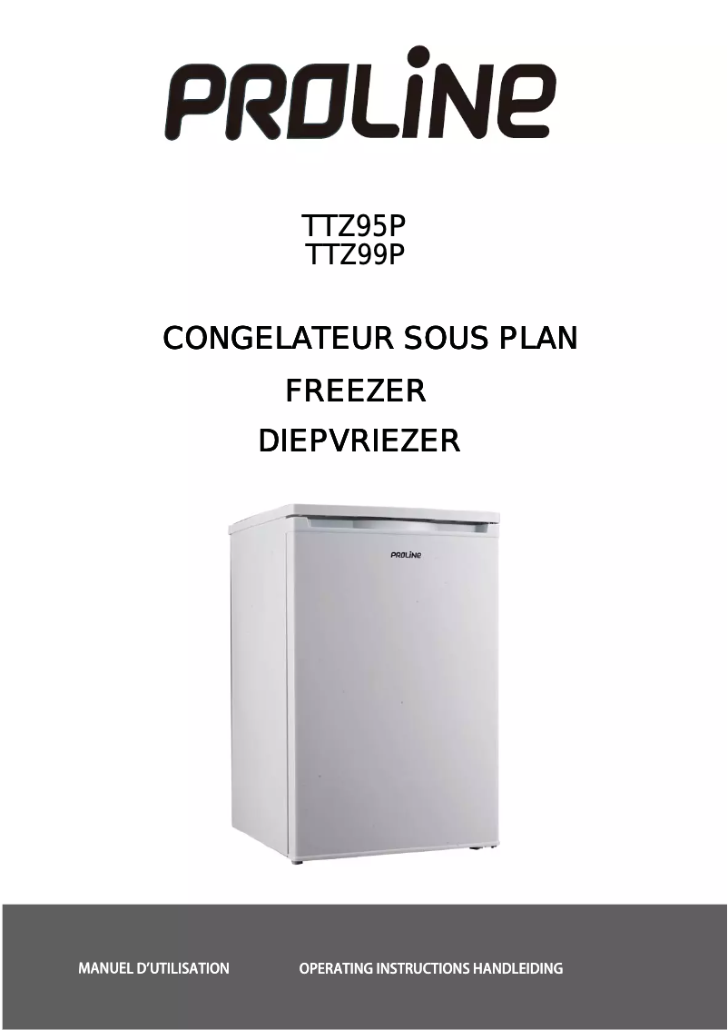 Image de la première page du manuel de l'appareil TTZ99P