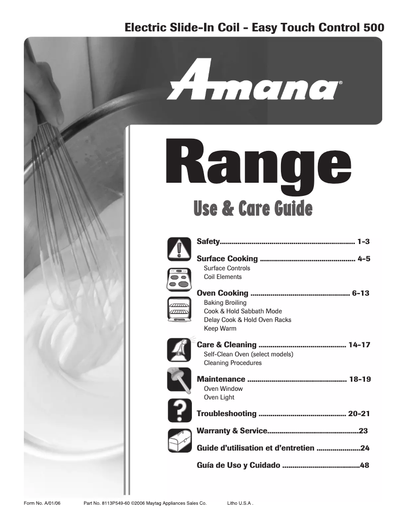 Image de la première page du manuel de l'appareil AES3540BAW
