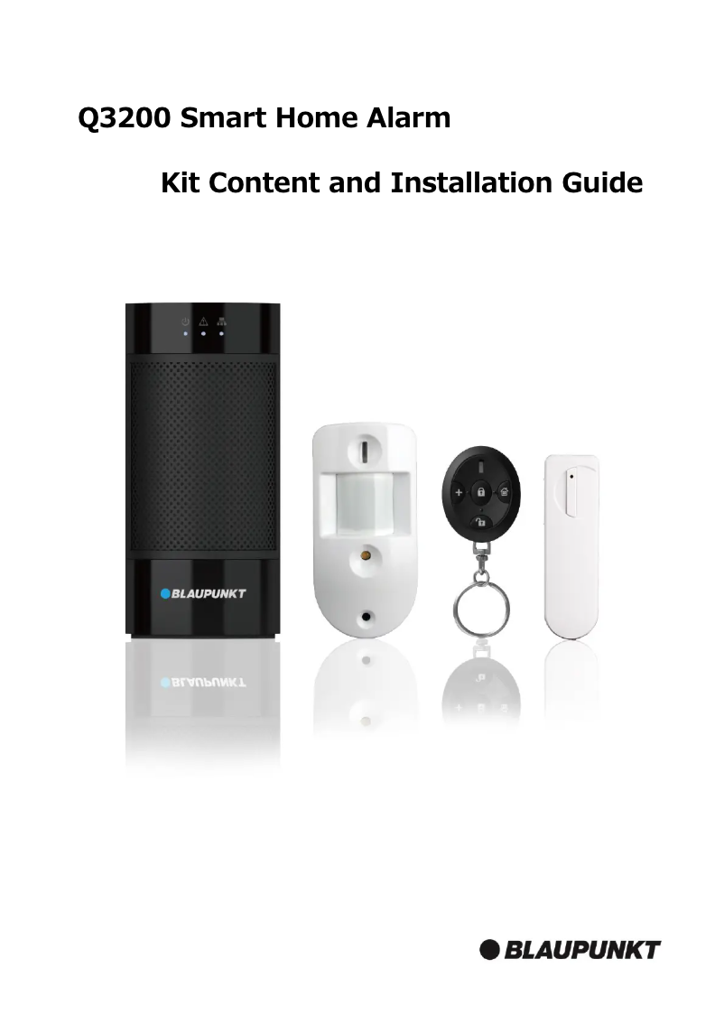 Image de la première page du manuel de l'appareil Q3200