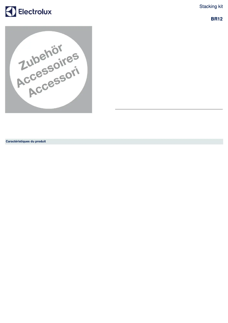 Image de la première page du manuel de l'appareil BR12