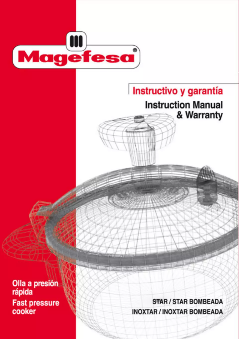 Página 1 del manual Manual de usuario Magefesa Inoxtar 10 L
