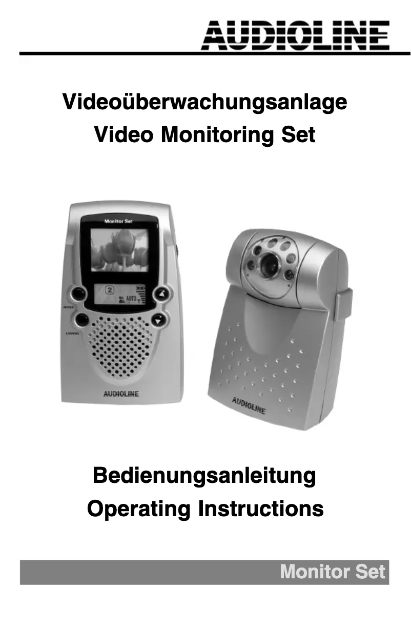 Image de la première page du manuel de l'appareil Monitor Set
