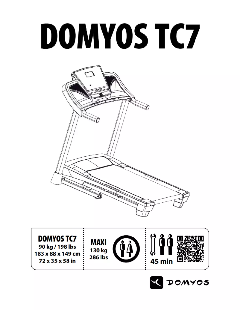 Page n°1 - Manuel utilisateur Domyos TC7