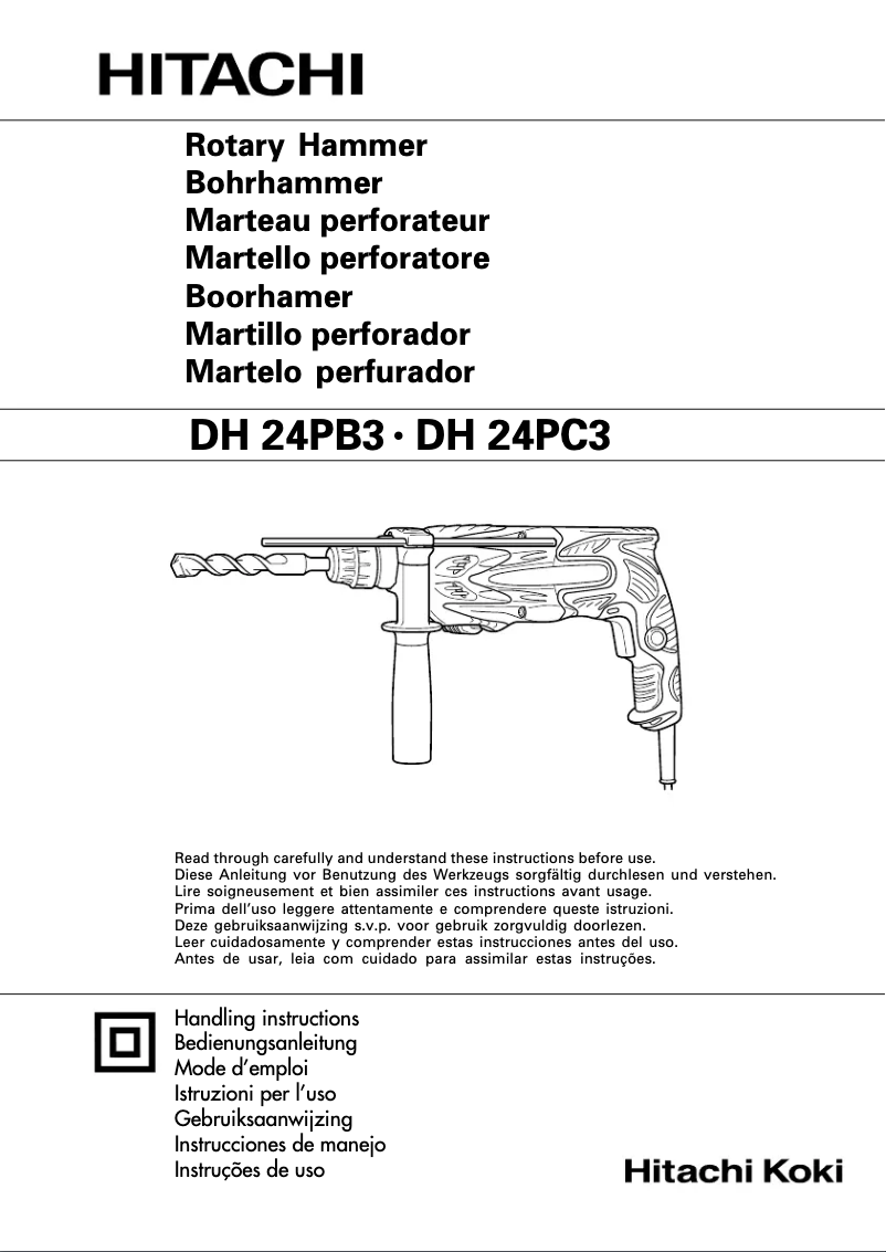 Image de la première page du manuel de l'appareil DH 24PC3